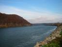 Allegheny River at Ford City looking up-river to Manorville