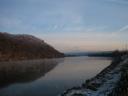 Allegheny River on frosty morning