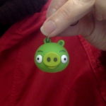 Green pig USB thumb drive