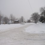 snowy street